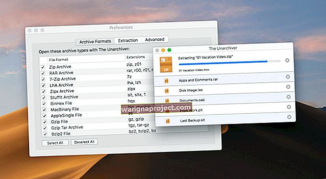 Как да отворите и извлечете .rar файлове на macOS